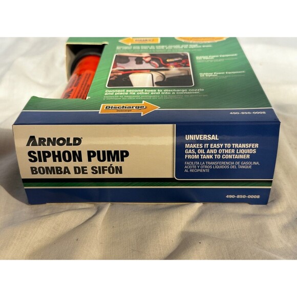 NEW Arnold Corp 490-850-0008 Siphon Small Engine Pump - Mower Snow Blower - Gas - Picture 6 of 7